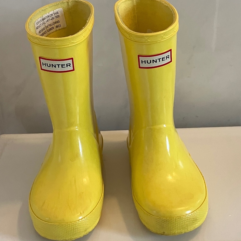 Hunter Kids - Original Kids First Classic Gloss Rain Boot Toddler 9M